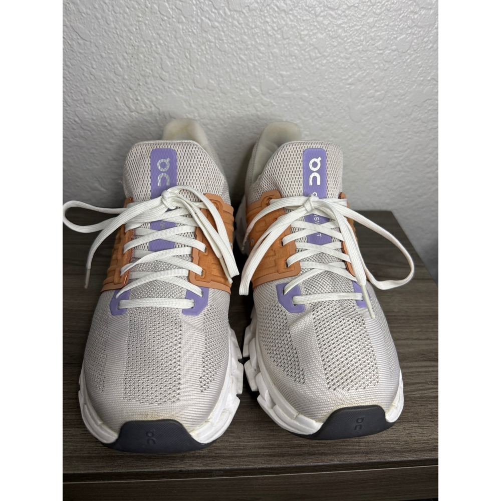 On Cloudswift Running Shoes Hay Adobe Tan Purple Womens 9.5 3W10151213